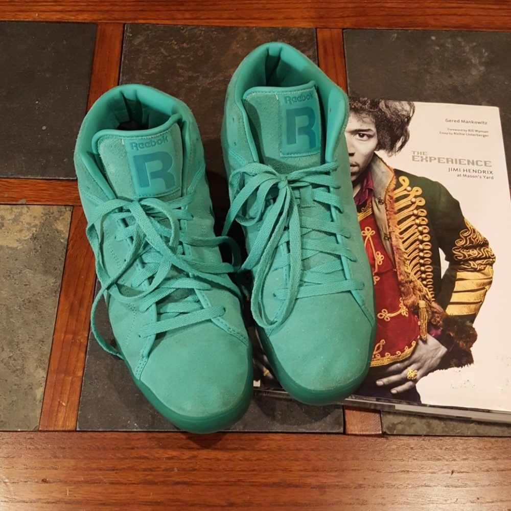 Teal Suede Reebok